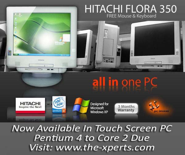 Hitachi All in One PC Touch Screen The Xpert Services Pakistan ONE